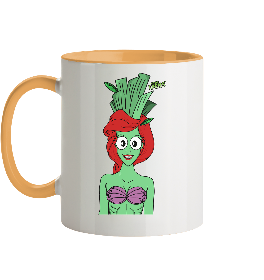 Motiv Nr 15: Meerjunglauch - Tasse zweifarbig