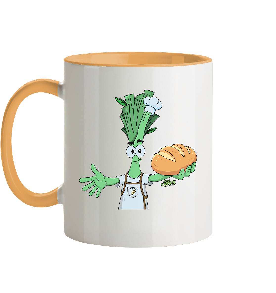 Motiv Little Leeks Nr 46: Backlauch - Tasse zweifarbig