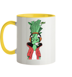 Motiv Little Leeks Nr 05: volle Lauchstärke - Tasse zweifarbig