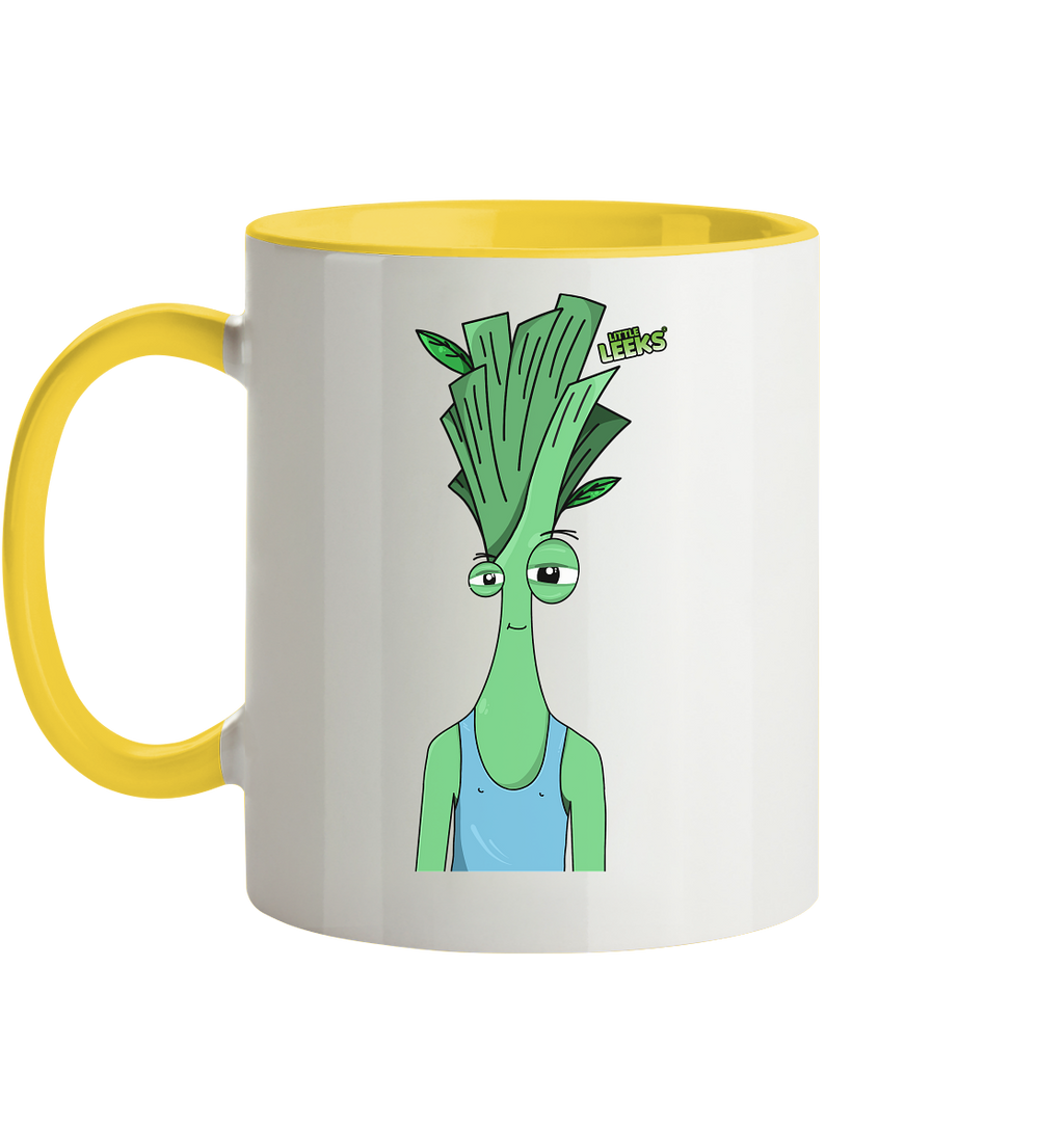 Motiv Little Leeks Nr 01: Standard Lauch  - Tasse zweifarbig