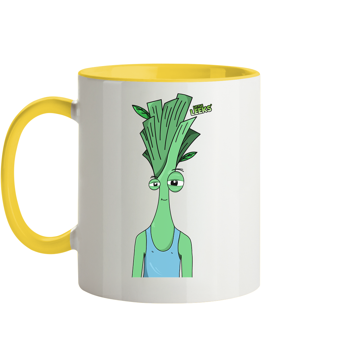 Motiv Little Leeks Nr 01: Standard Lauch  - Tasse zweifarbig