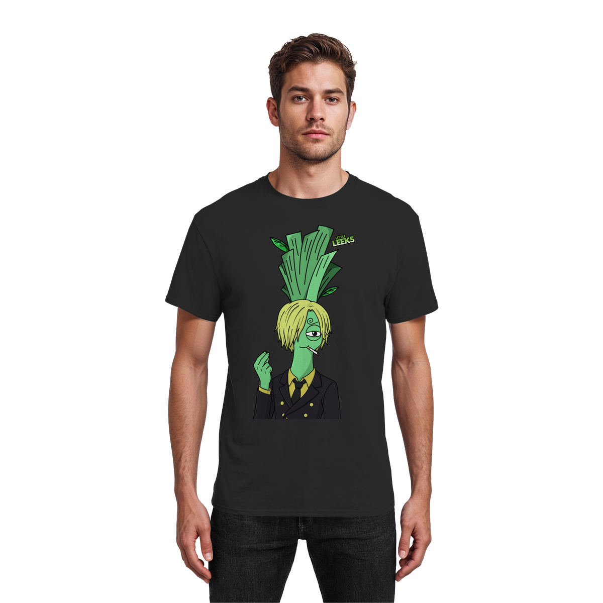 Motiv Nr 52: Grünfuß Lanji Lauch - Heavy Cotton T-Shirt