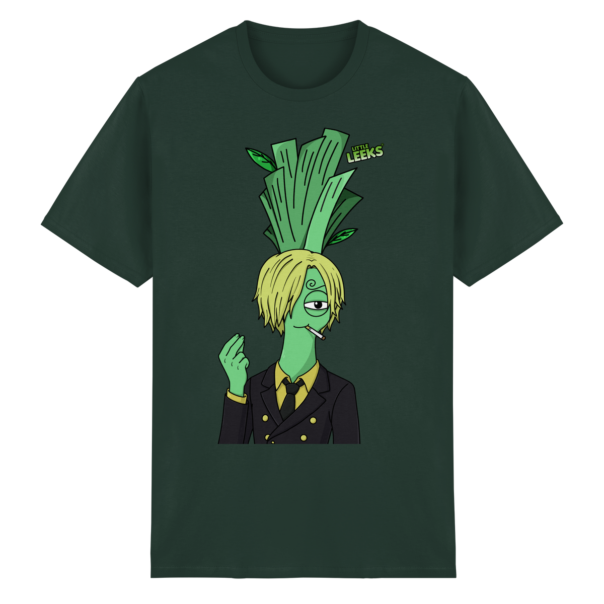 Motiv Nr 52: Grünfuß Lanji Lauch - Heavy Cotton T-Shirt