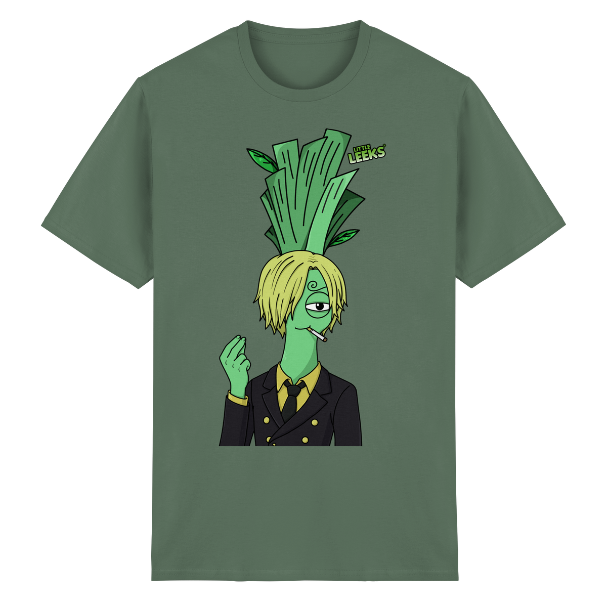 Motiv Nr 52: Grünfuß Lanji Lauch - Heavy Cotton T-Shirt