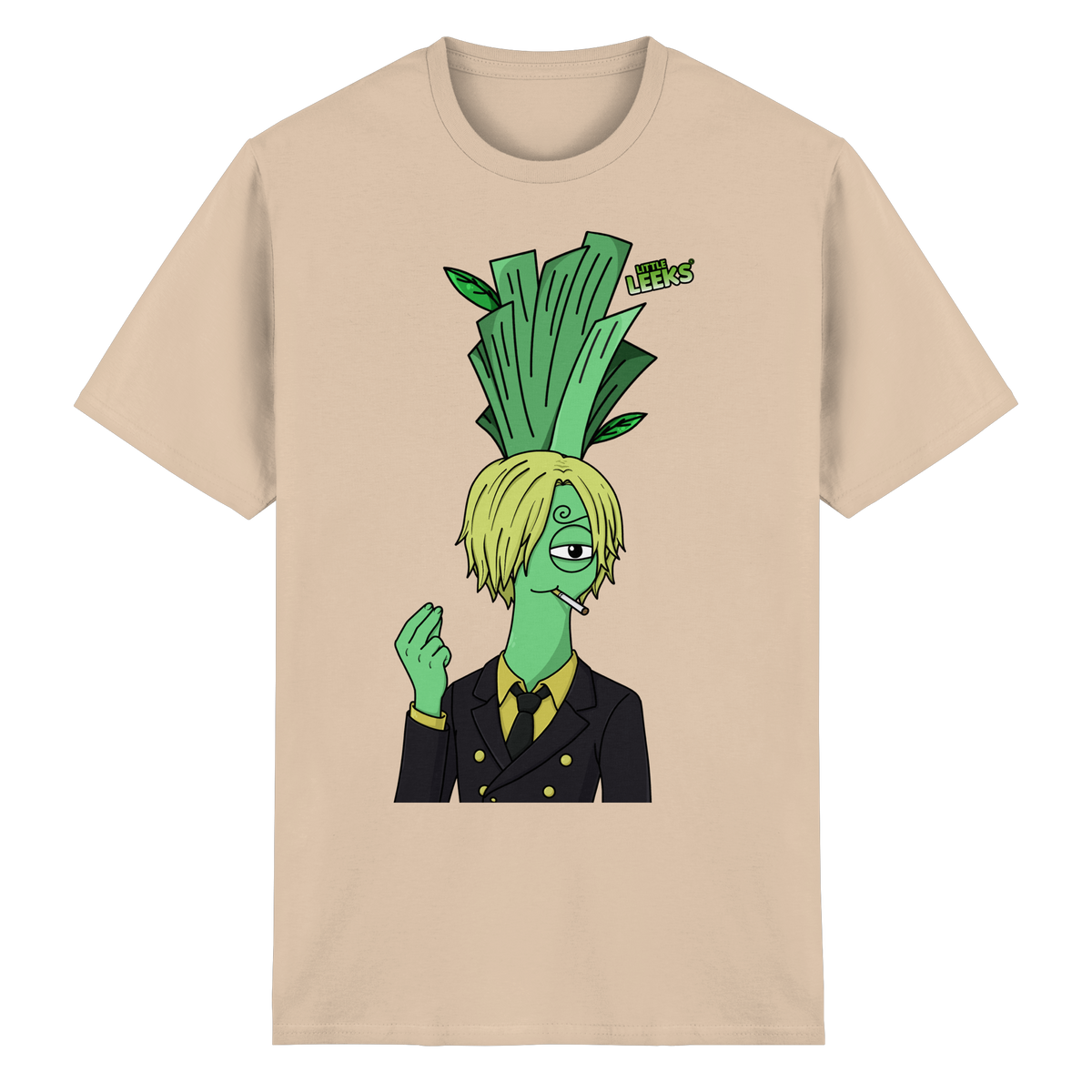 Motiv Nr 52: Grünfuß Lanji Lauch - Heavy Cotton T-Shirt