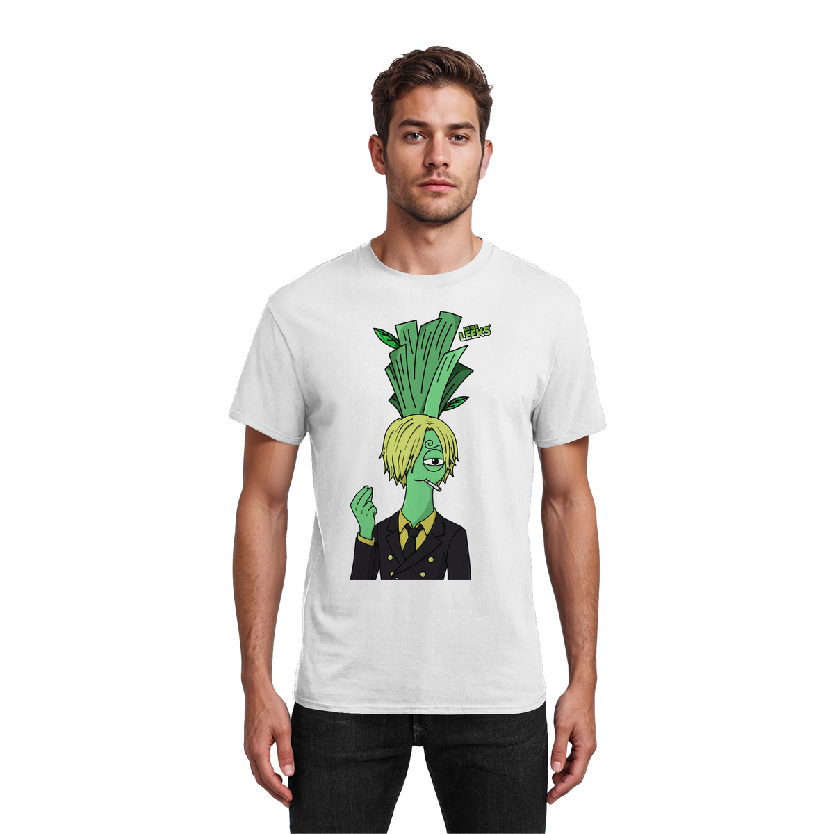 Motiv Nr 52: Grünfuß Lanji Lauch - Heavy Cotton T-Shirt