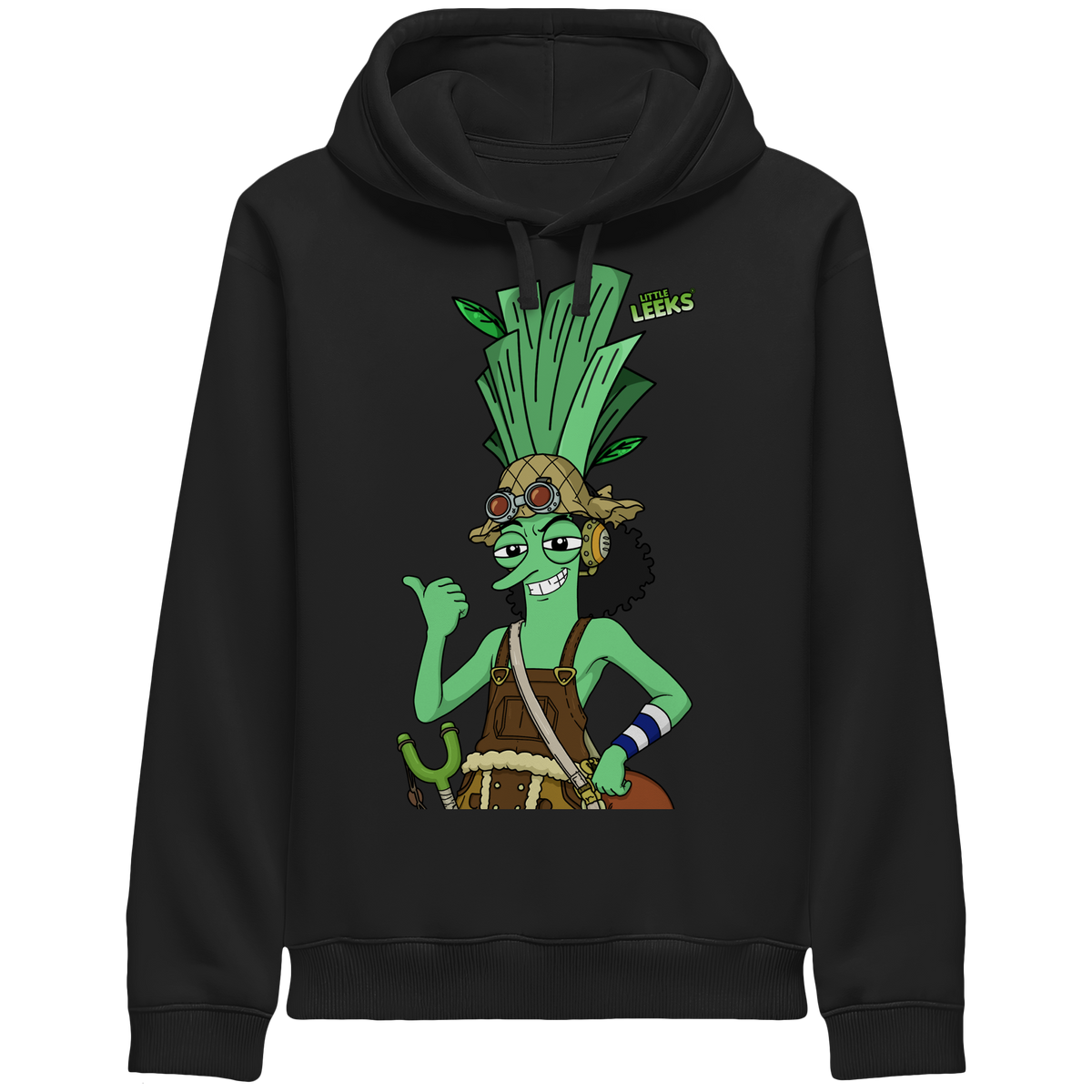 Motiv Nr 54: Zwillenkönig Leesop - Organic Side Pocket Hoodie