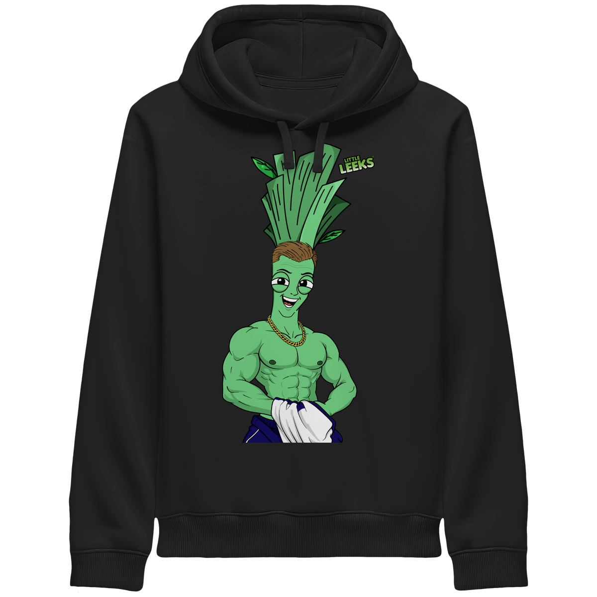Motiv Nr 67: Lauchathlet - Organic Side Pocket Hoodie