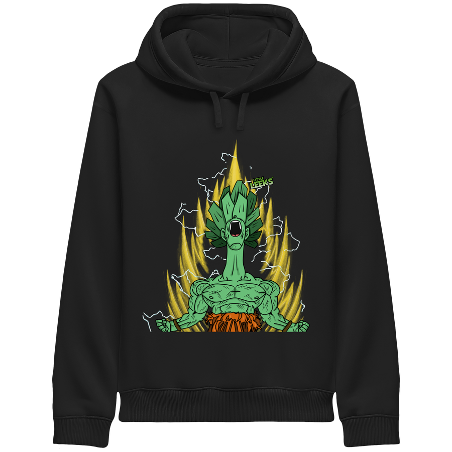 Motiv Nr 27: Super Leekajin - Organic Side Pocket Hoodie