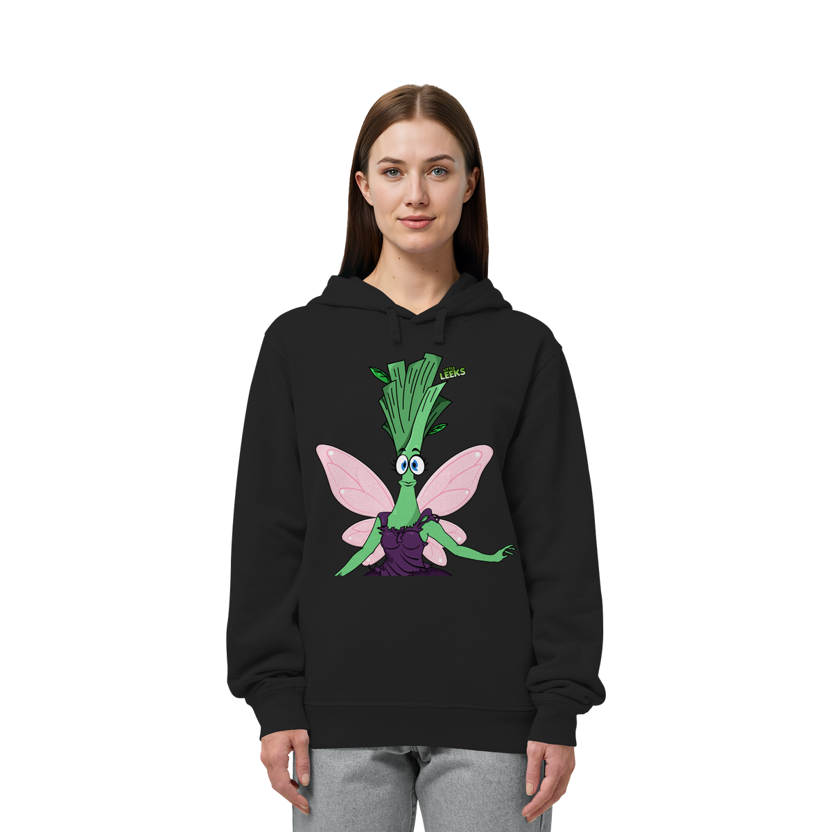 Motiv Nr 32: Glücksfeenlauch - Organic Side Pocket Hoodie
