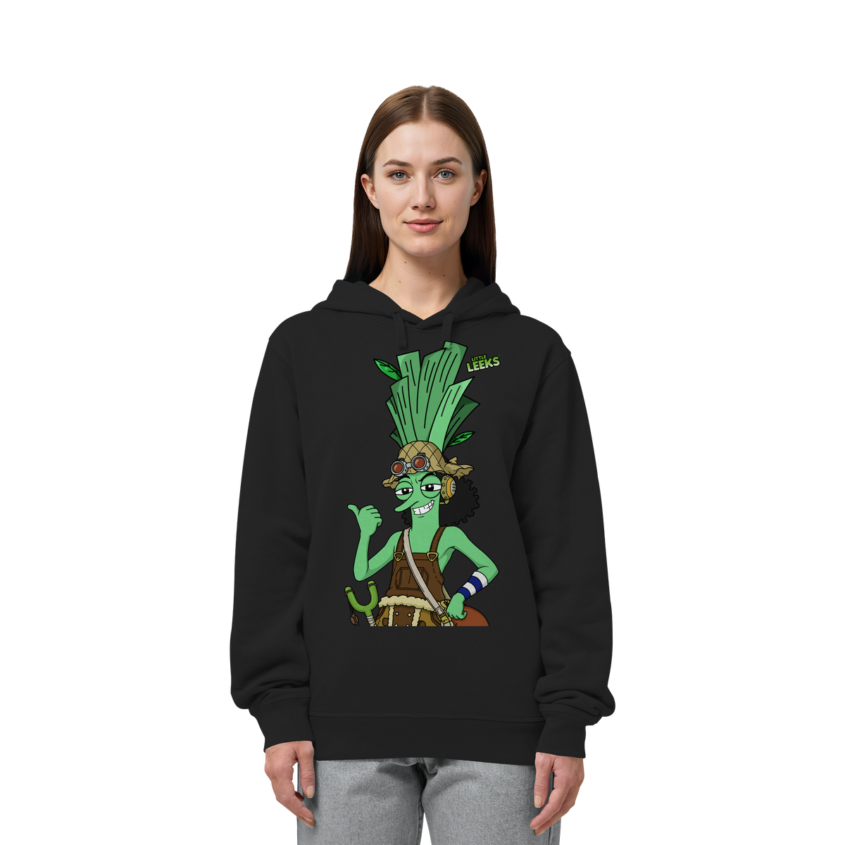 Motiv Nr 54: Zwillenkönig Leesop - Organic Side Pocket Hoodie