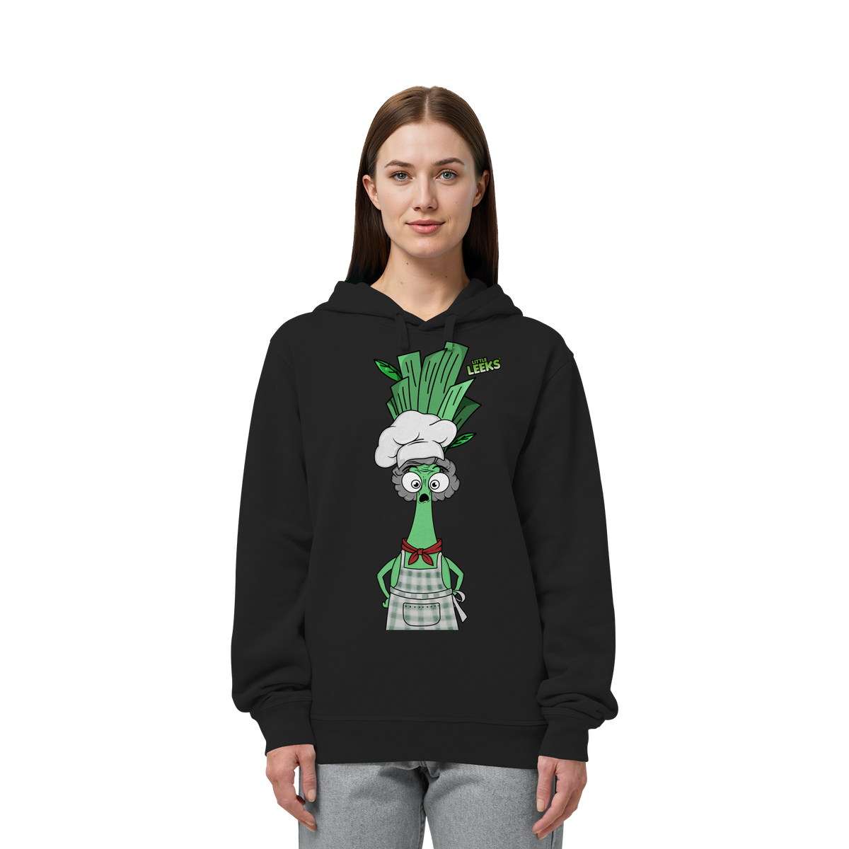 Motiv Nr 39: Grannylauch - Organic Side Pocket Hoodie