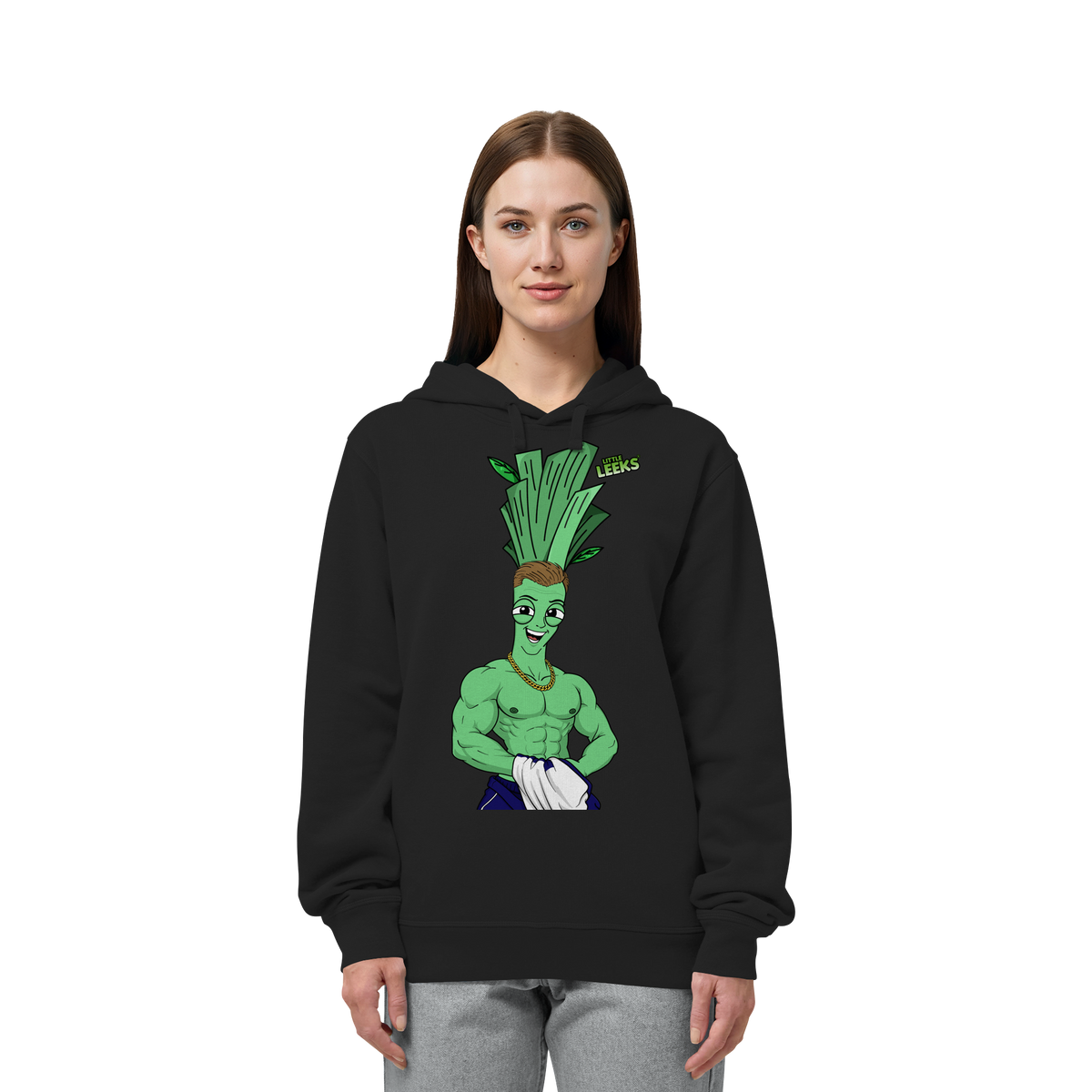 Motiv Nr 67: Lauchathlet - Organic Side Pocket Hoodie