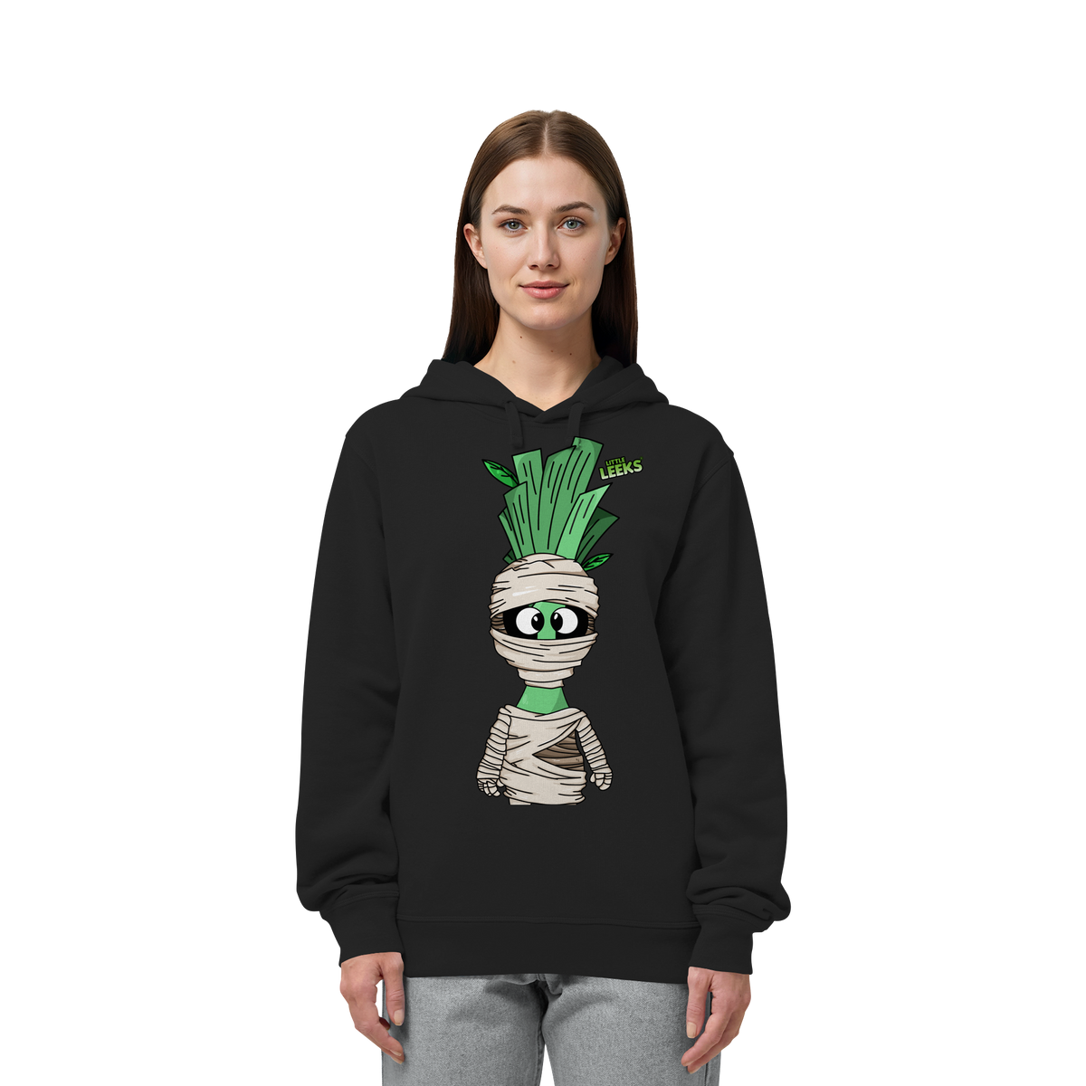Motiv Nr 35: Bandagenlauch - Organic Side Pocket Hoodie