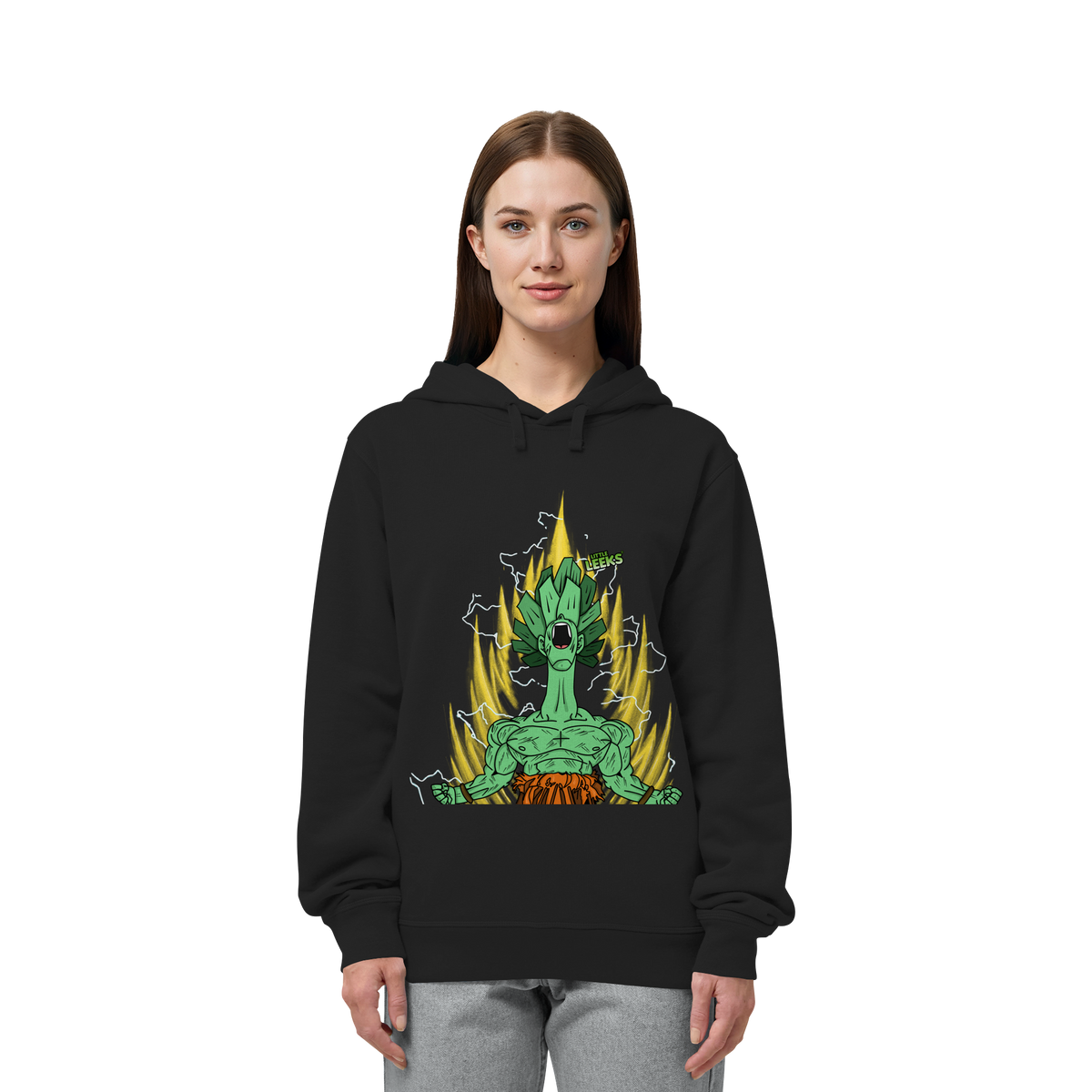 Motiv Nr 27: Super Leekajin - Organic Side Pocket Hoodie