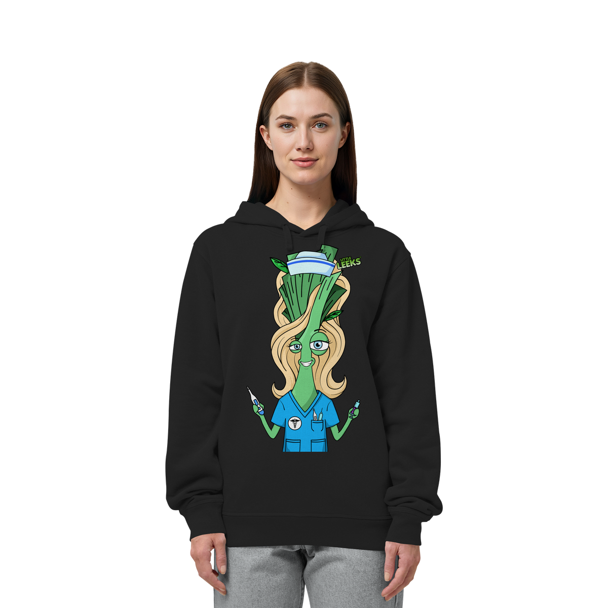 Motiv Nr 44: Lauchschwester - Organic Side Pocket Hoodie