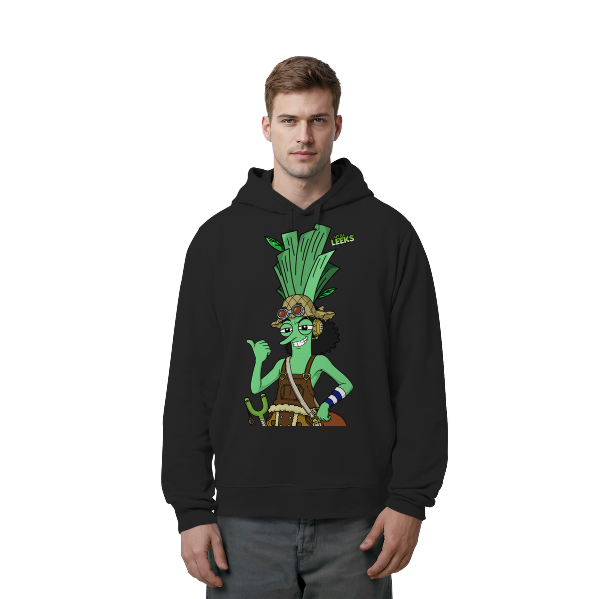 Motiv Nr 54: Zwillenkönig Leesop - Organic Side Pocket Hoodie