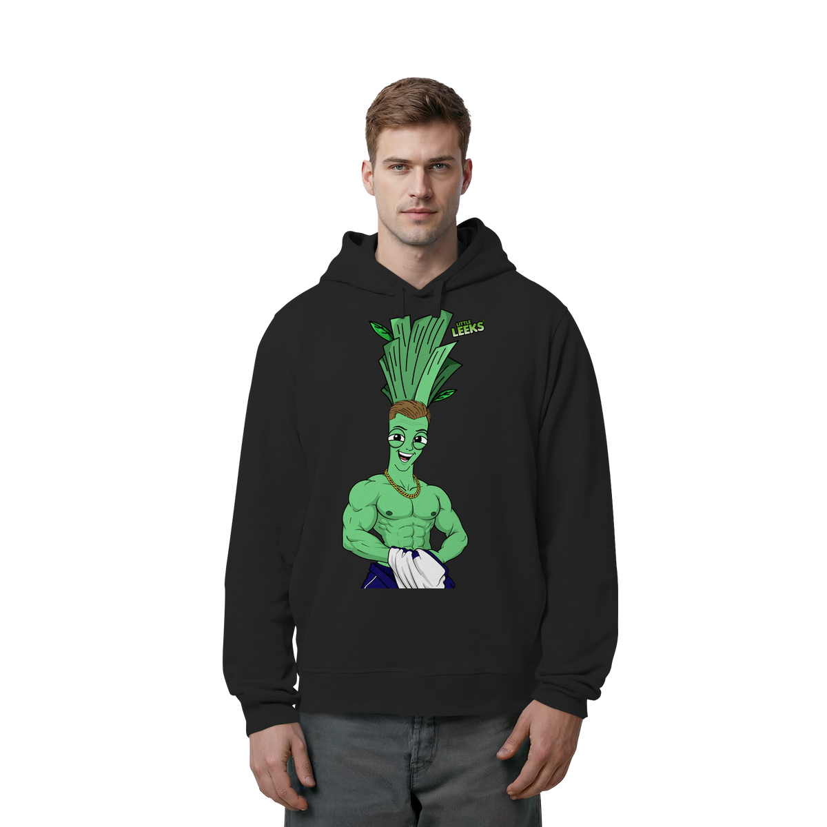 Motiv Nr 67: Lauchathlet - Organic Side Pocket Hoodie