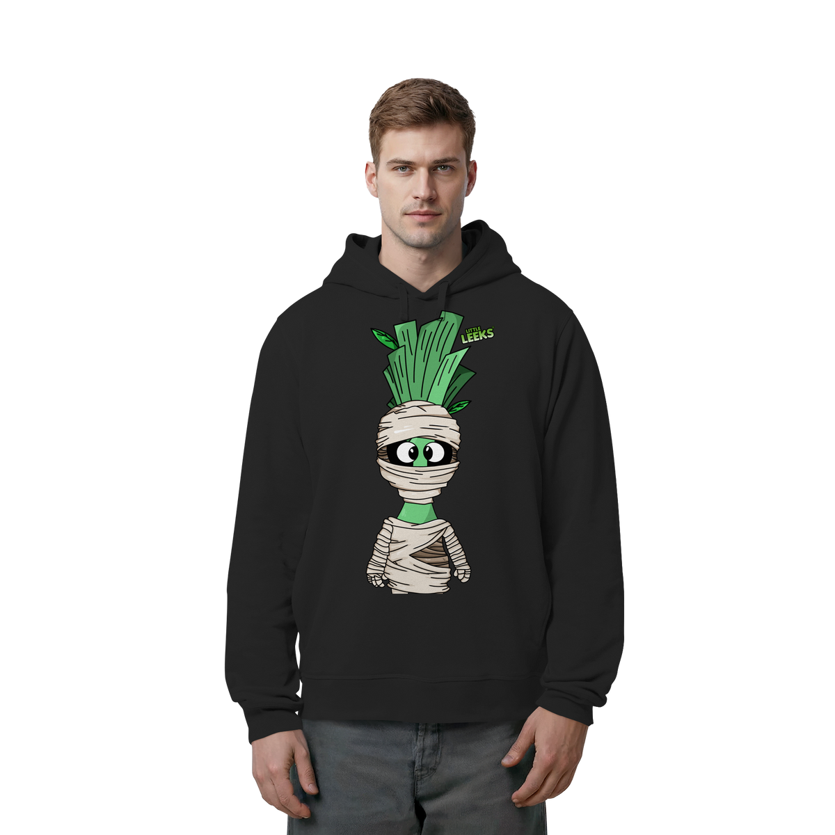 Motiv Nr 35: Bandagenlauch - Organic Side Pocket Hoodie