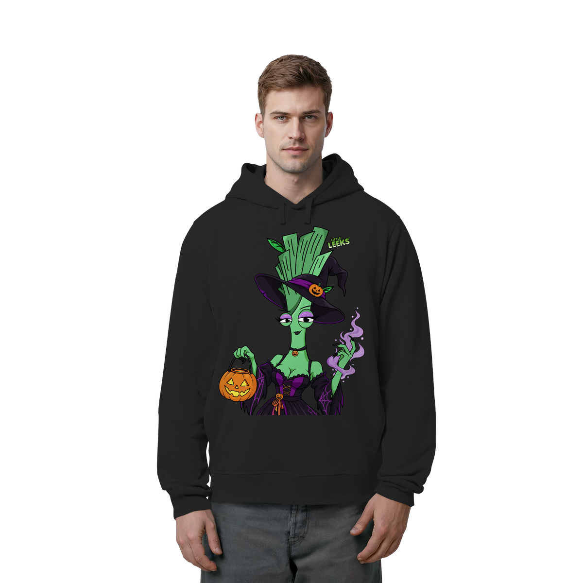 Motiv Nr 71: Lauchhexe - Organic Side Pocket Hoodie
