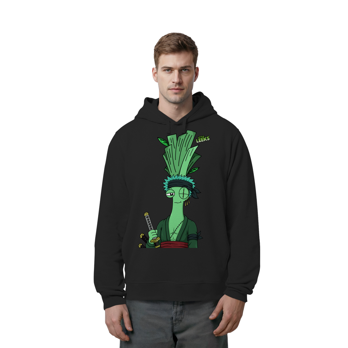 Motiv Nr 51: Lauchjäger Lorro - Organic Side Pocket Hoodie