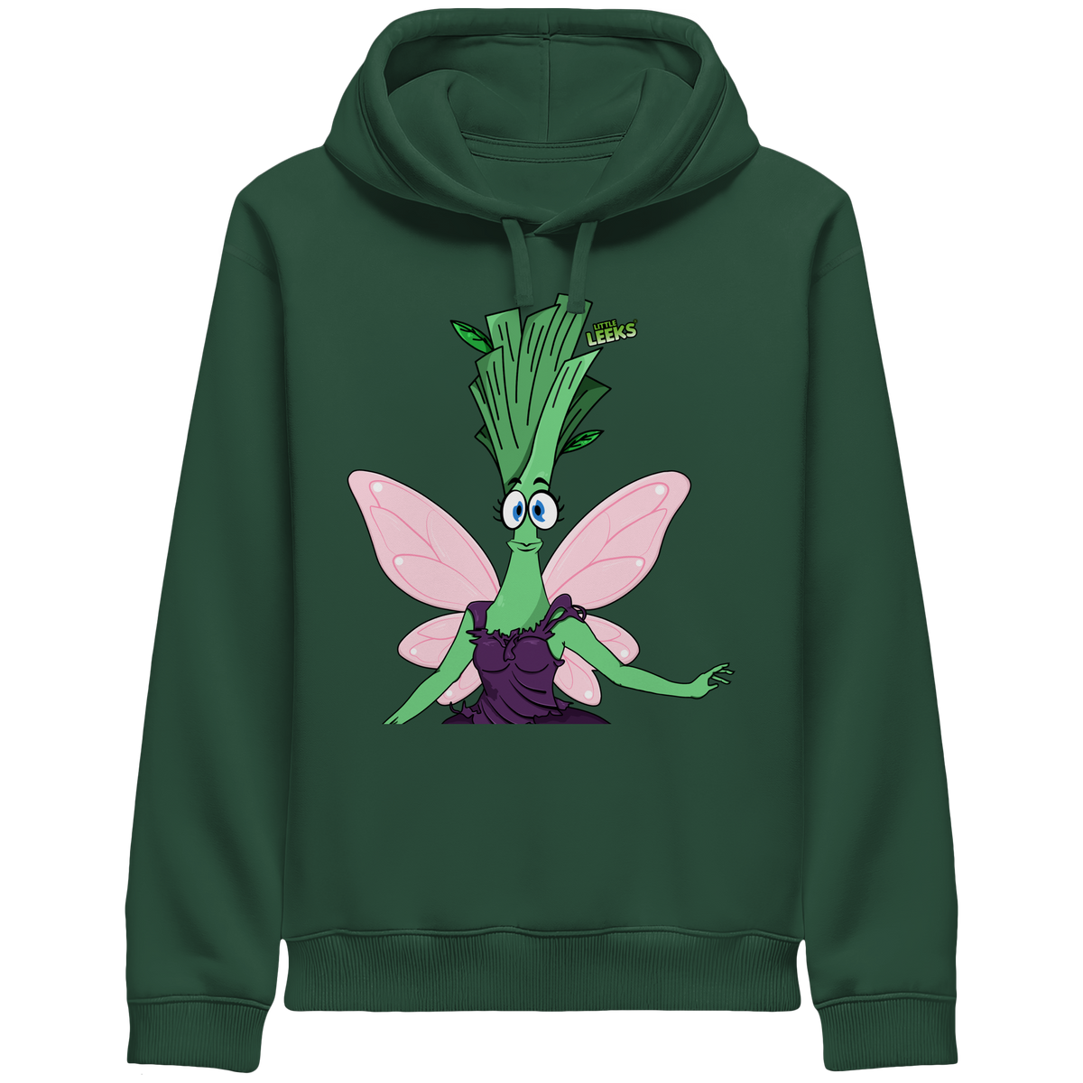 Motiv Nr 32: Glücksfeenlauch - Organic Side Pocket Hoodie