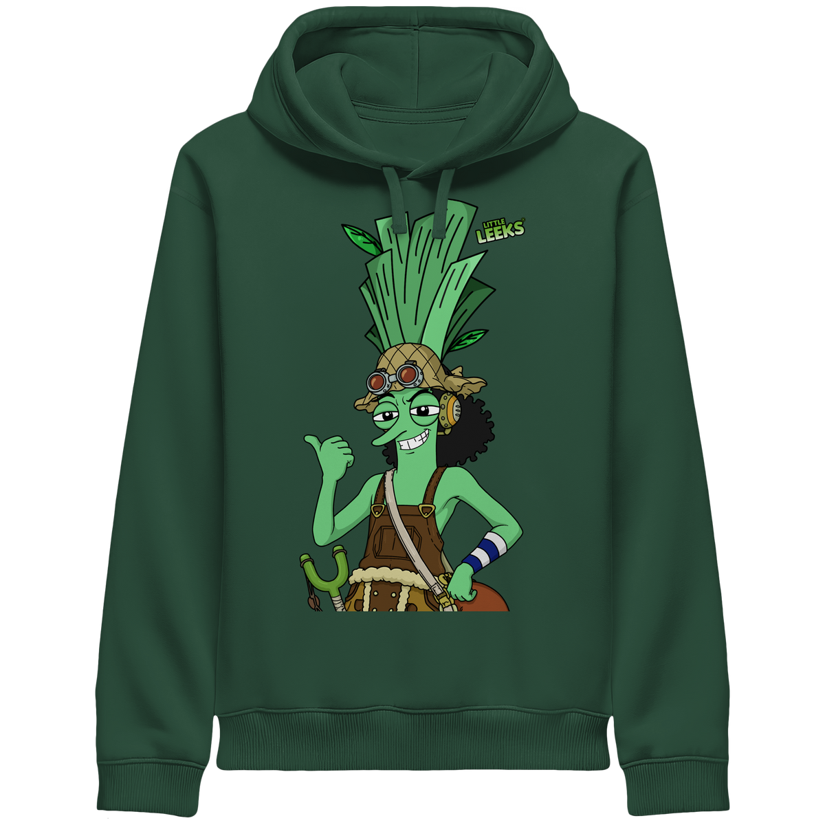 Motiv Nr 54: Zwillenkönig Leesop - Organic Side Pocket Hoodie
