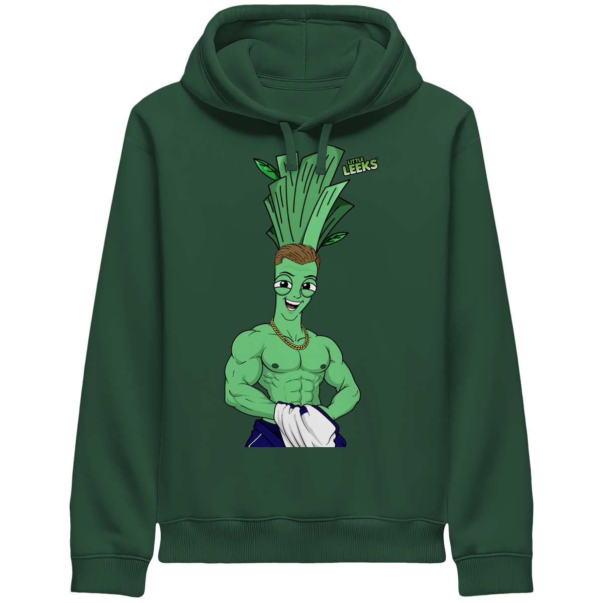 Motiv Nr 67: Lauchathlet - Organic Side Pocket Hoodie
