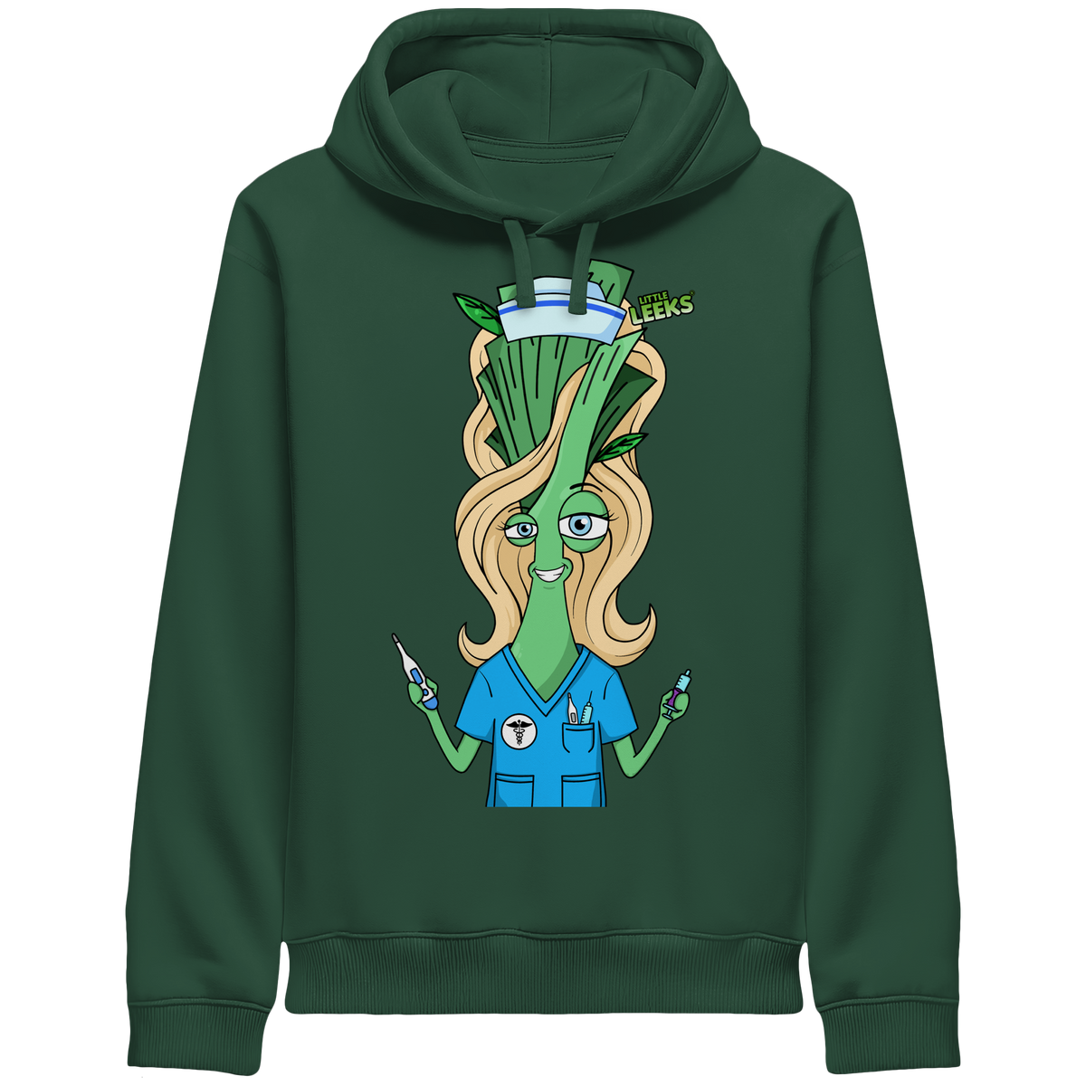 Motiv Nr 44: Lauchschwester - Organic Side Pocket Hoodie