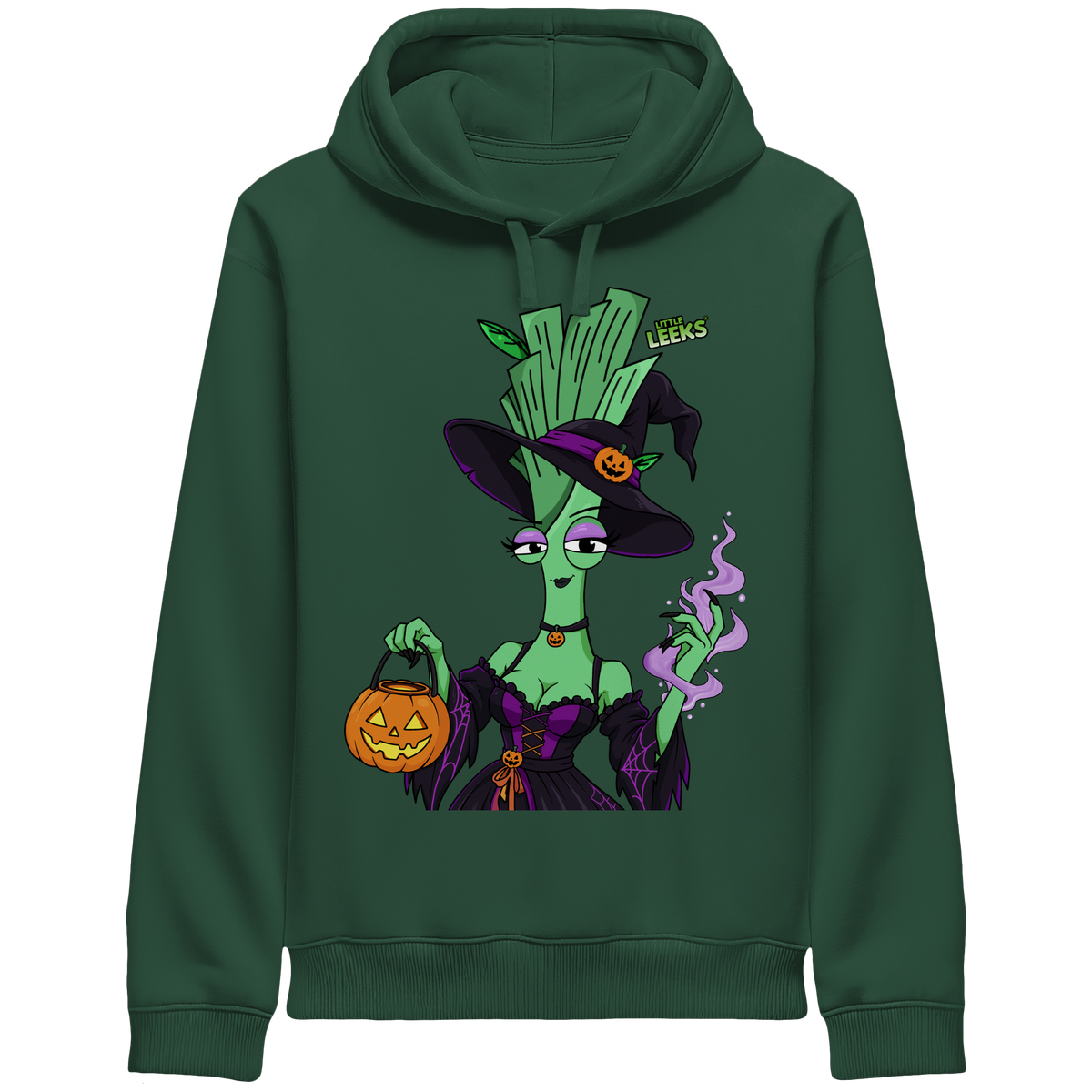Motiv Nr 71: Lauchhexe - Organic Side Pocket Hoodie
