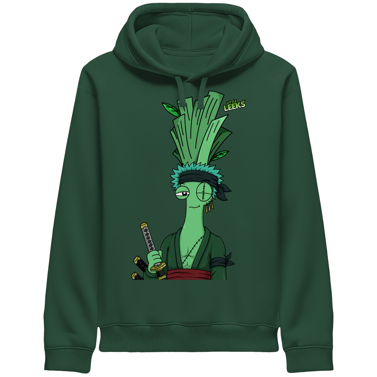 Motiv Nr 51: Lauchjäger Lorro - Organic Side Pocket Hoodie