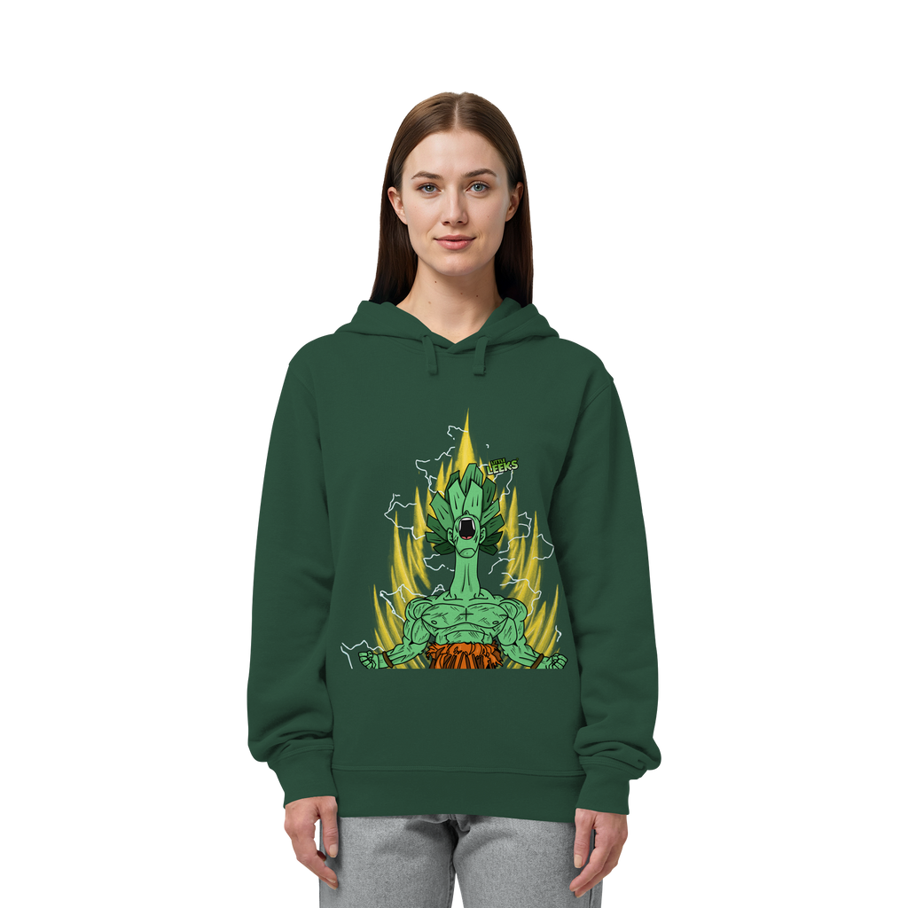 Motiv Nr 27: Super Leekajin - Organic Side Pocket Hoodie