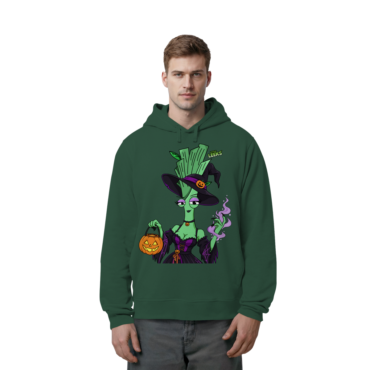 Motiv Nr 71: Lauchhexe - Organic Side Pocket Hoodie