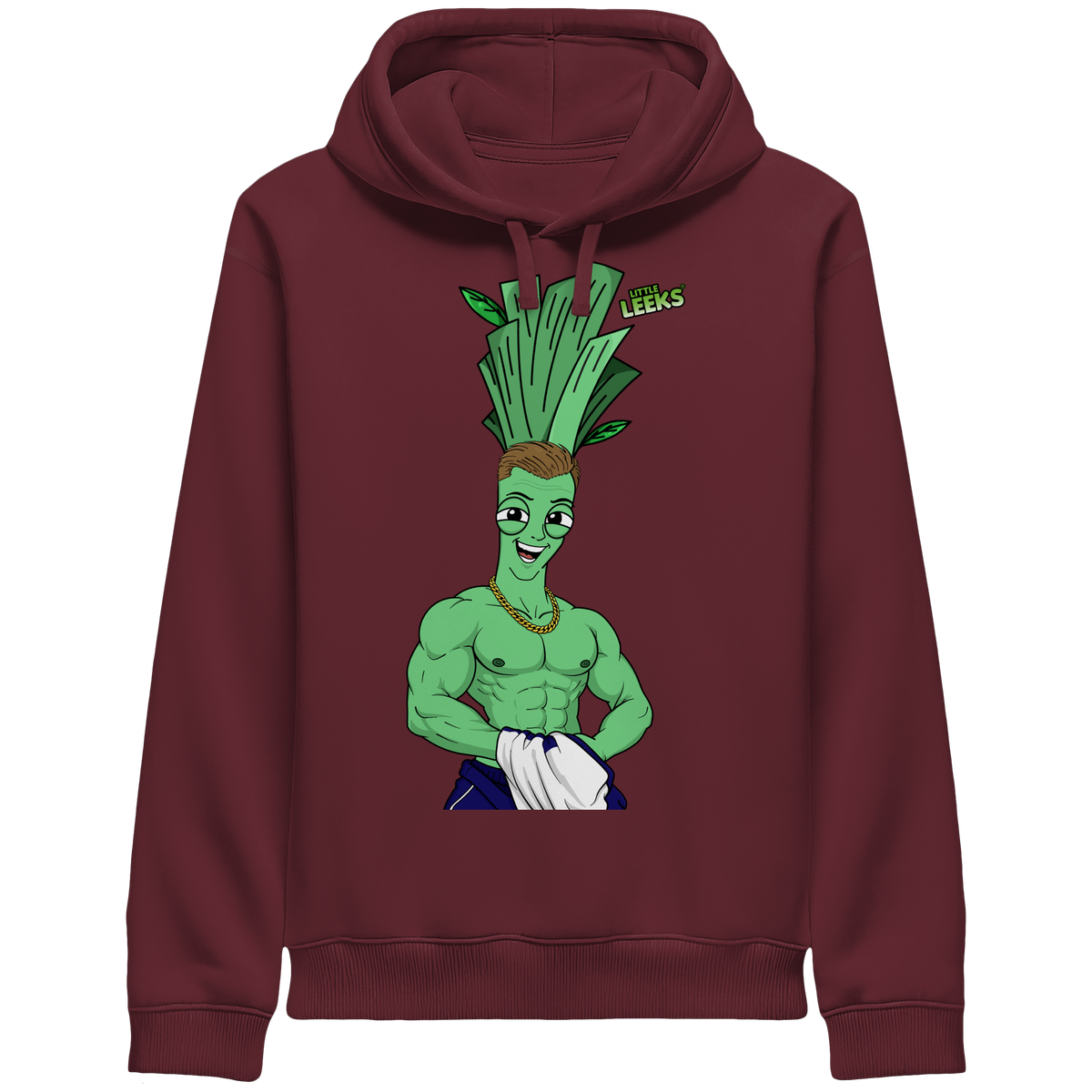 Motiv Nr 67: Lauchathlet - Organic Side Pocket Hoodie