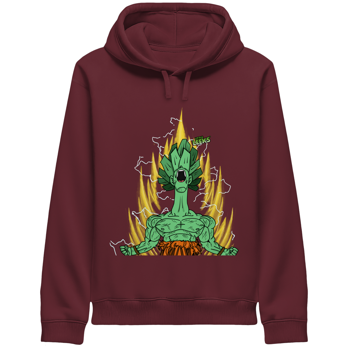 Motiv Nr 27: Super Leekajin - Organic Side Pocket Hoodie