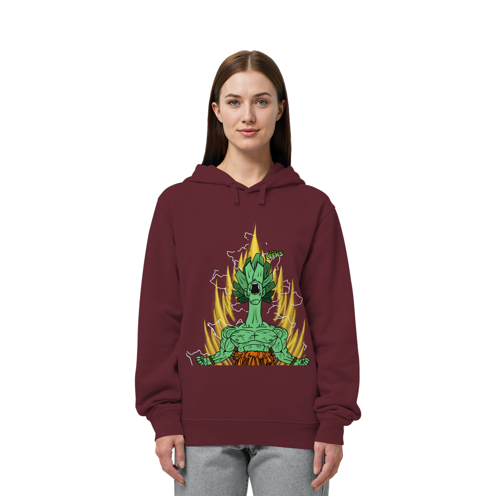 Motiv Nr 27: Super Leekajin - Organic Side Pocket Hoodie
