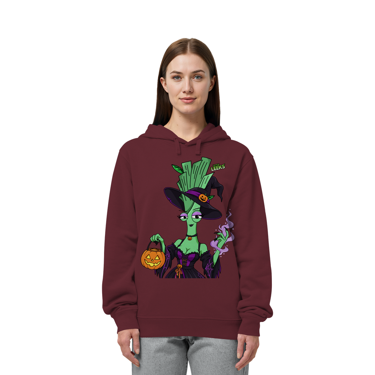 Motiv Nr 71: Lauchhexe - Organic Side Pocket Hoodie