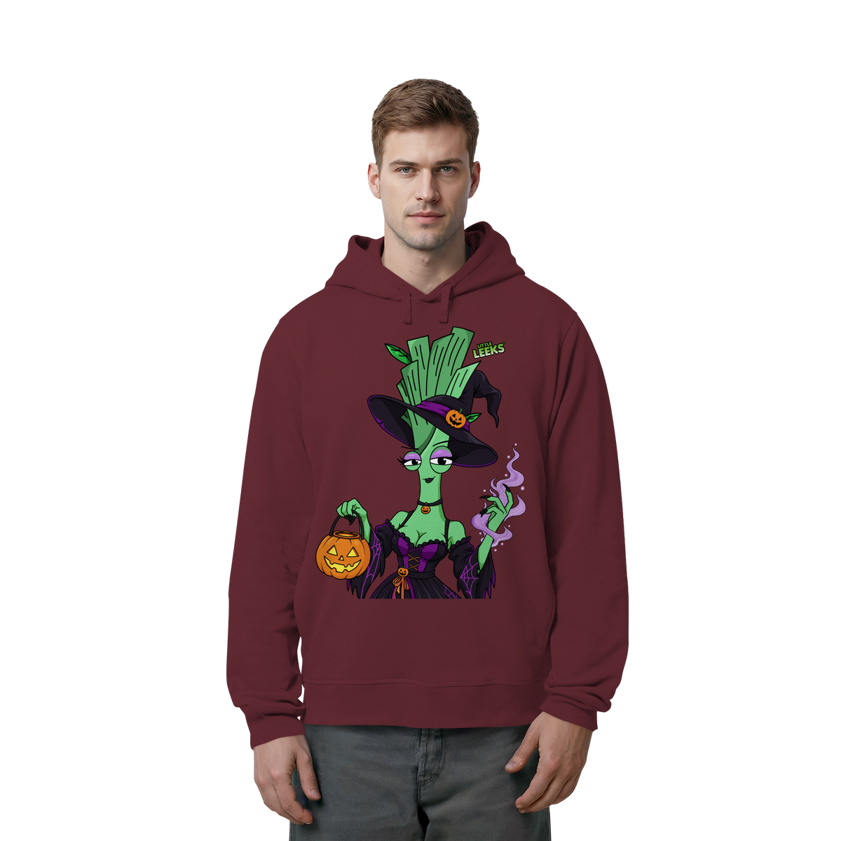 Motiv Nr 71: Lauchhexe - Organic Side Pocket Hoodie