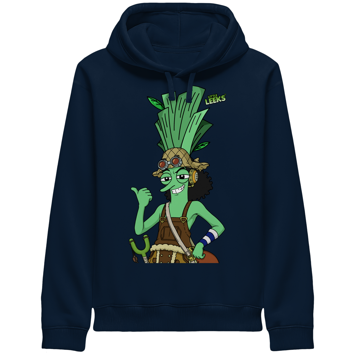 Motiv Nr 54: Zwillenkönig Leesop - Organic Side Pocket Hoodie