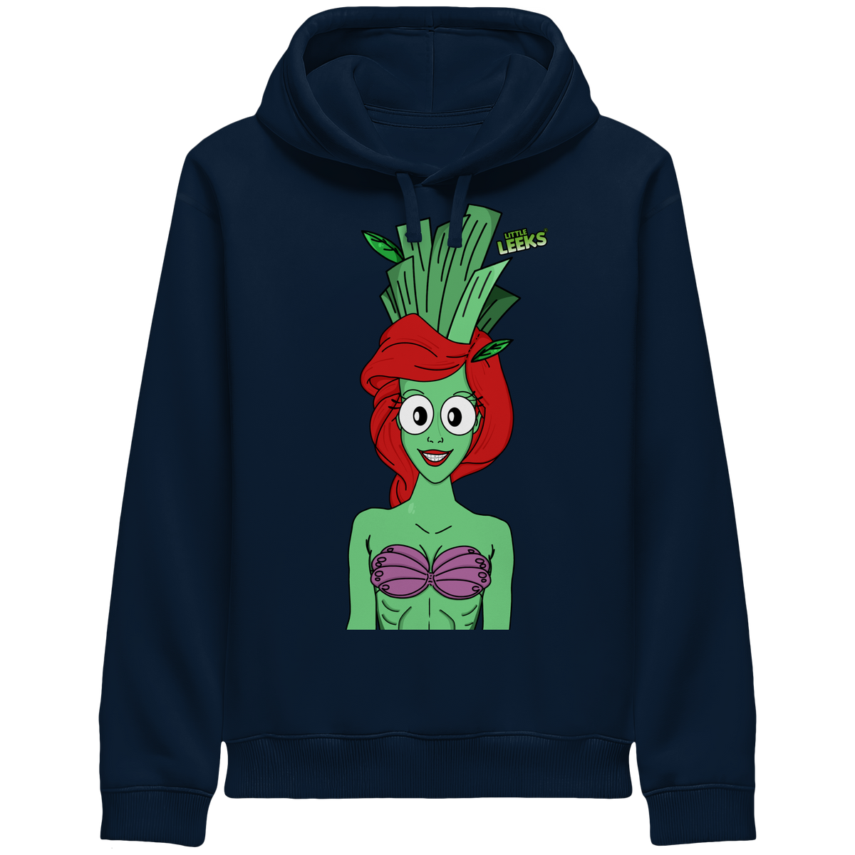 Motiv Nr 15: Meerjunglauch - Organic Side Pocket Hoodie