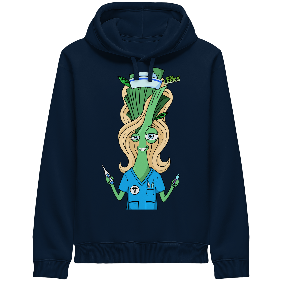 Motiv Nr 44: Lauchschwester - Organic Side Pocket Hoodie