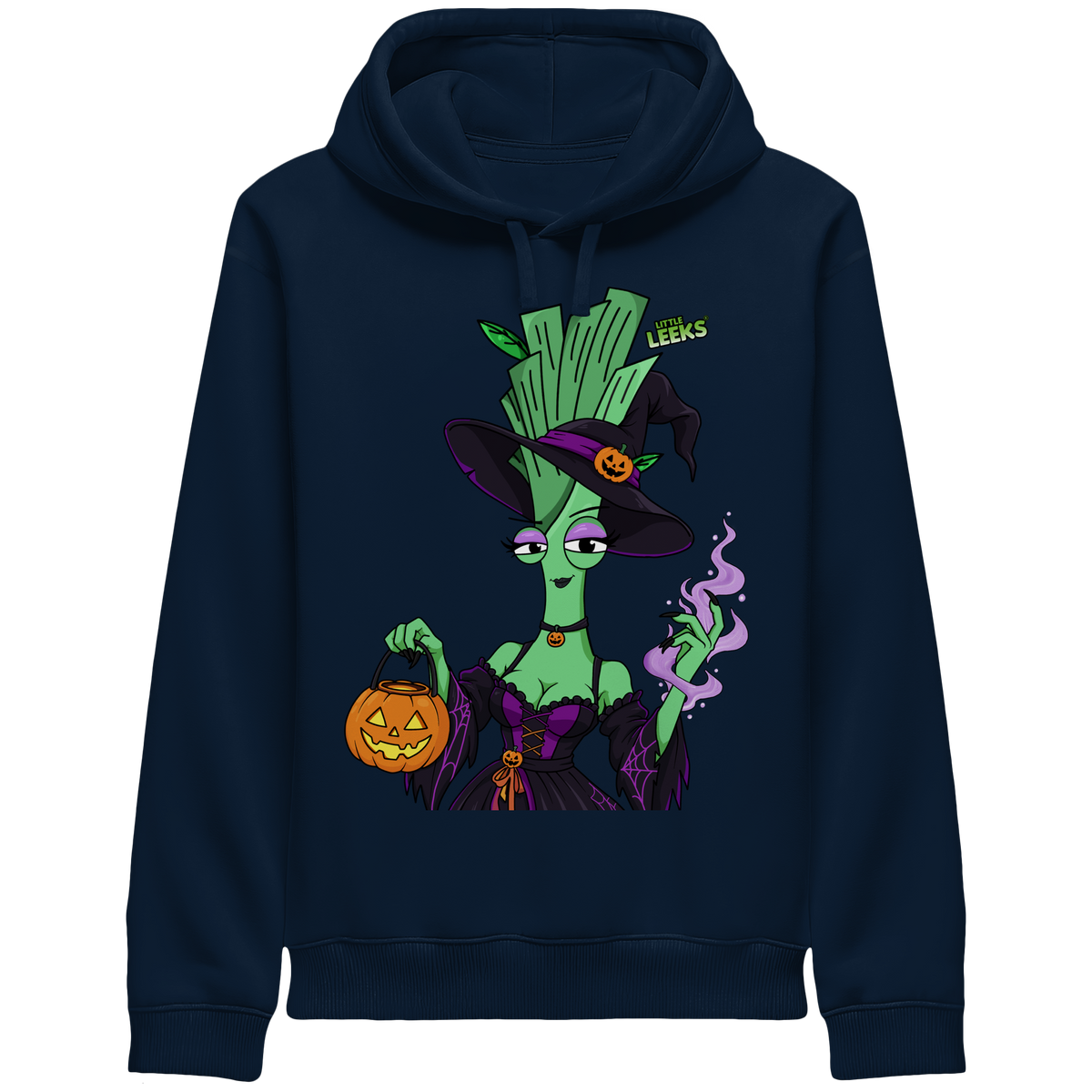 Motiv Nr 71: Lauchhexe - Organic Side Pocket Hoodie