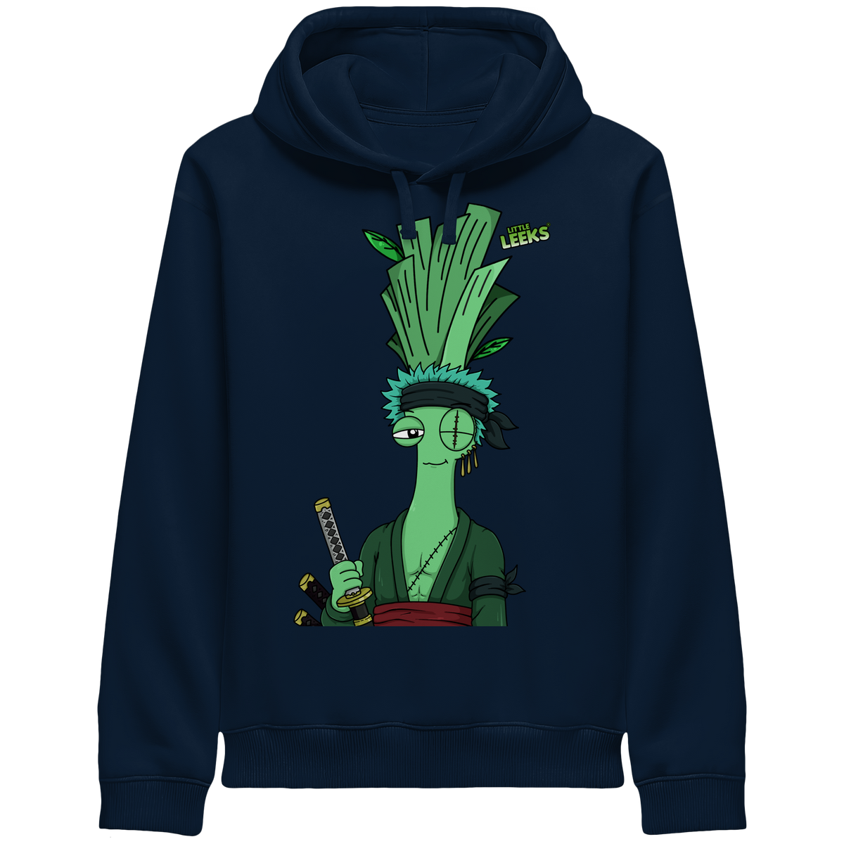 Motiv Nr 51: Lauchjäger Lorro - Organic Side Pocket Hoodie