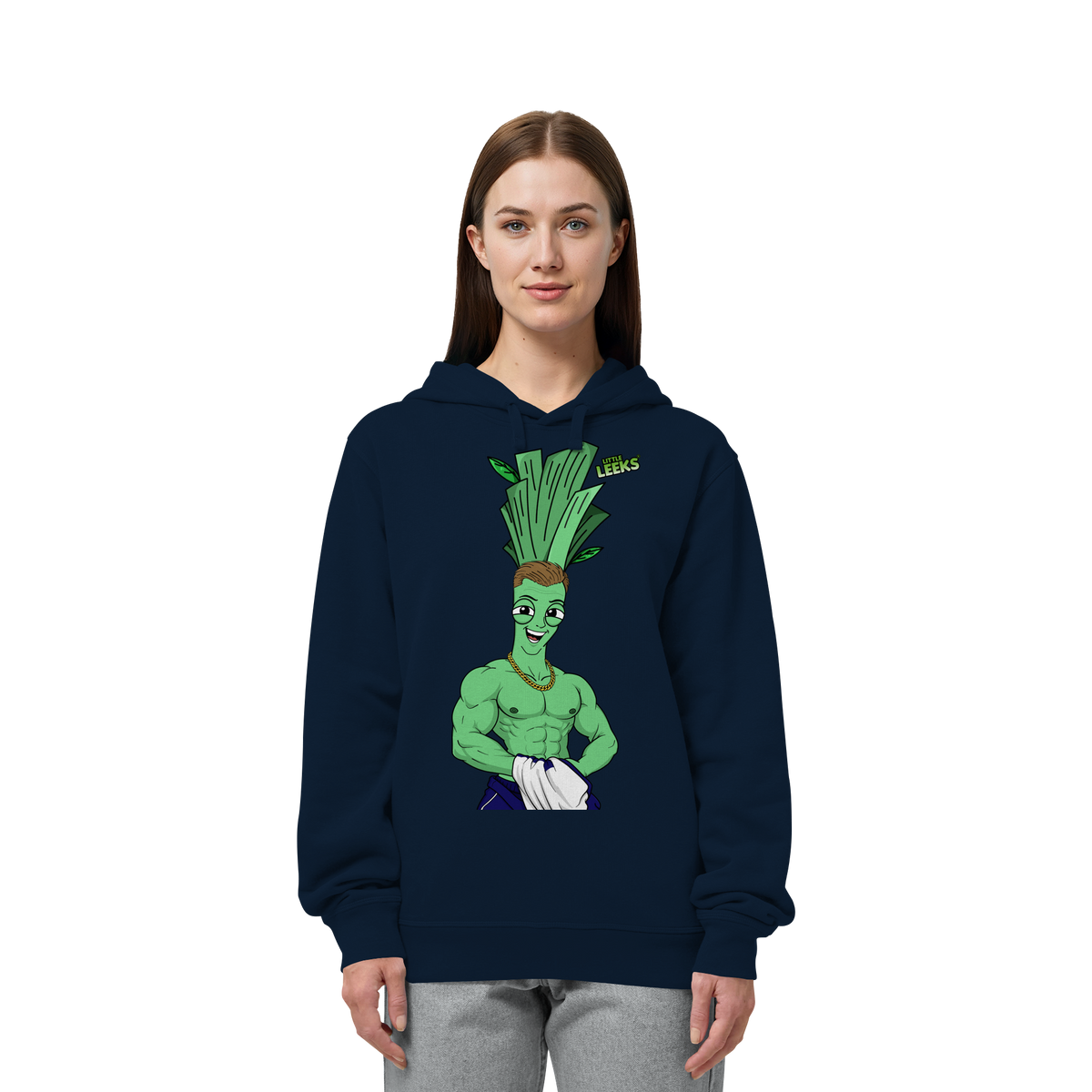 Motiv Nr 67: Lauchathlet - Organic Side Pocket Hoodie
