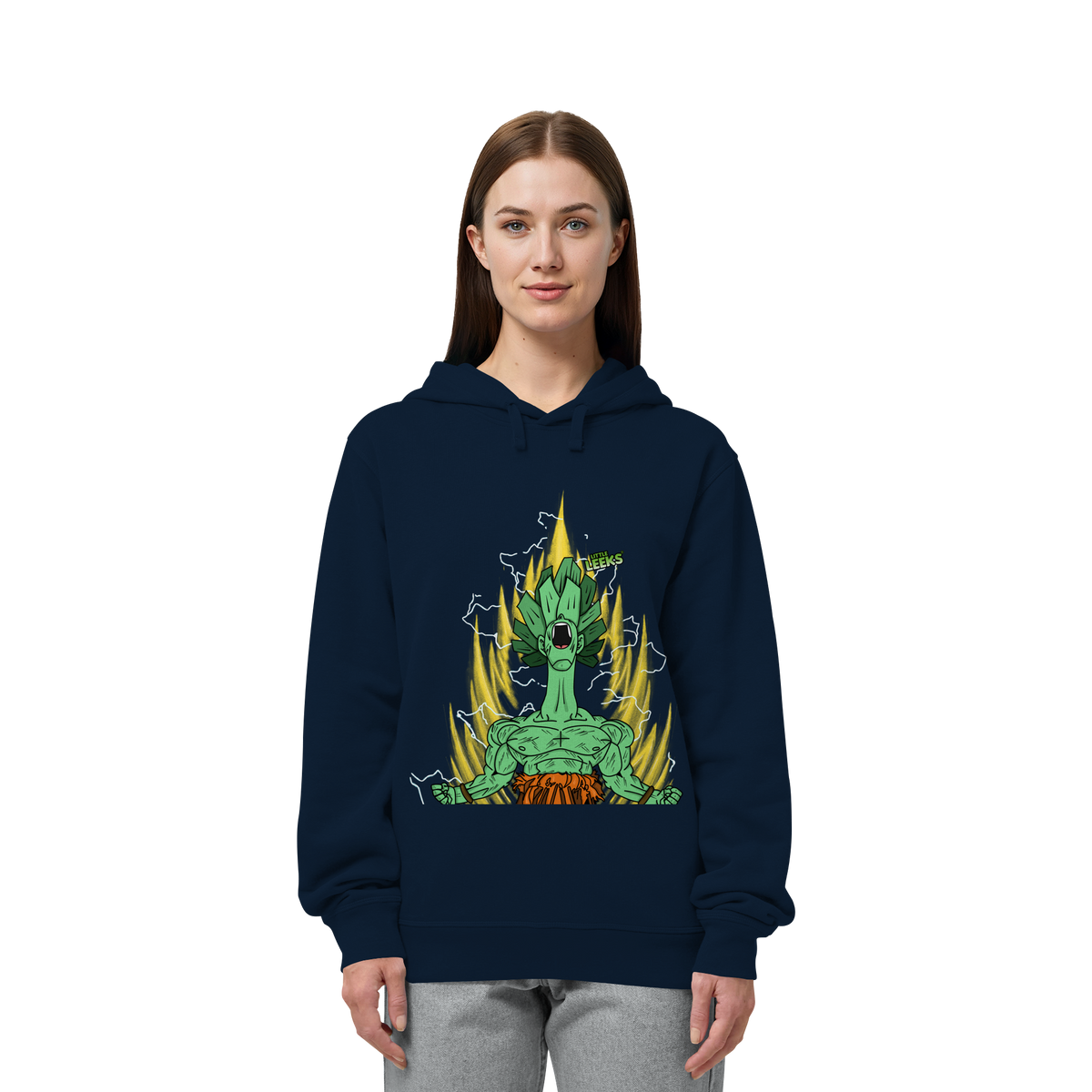 Motiv Nr 27: Super Leekajin - Organic Side Pocket Hoodie