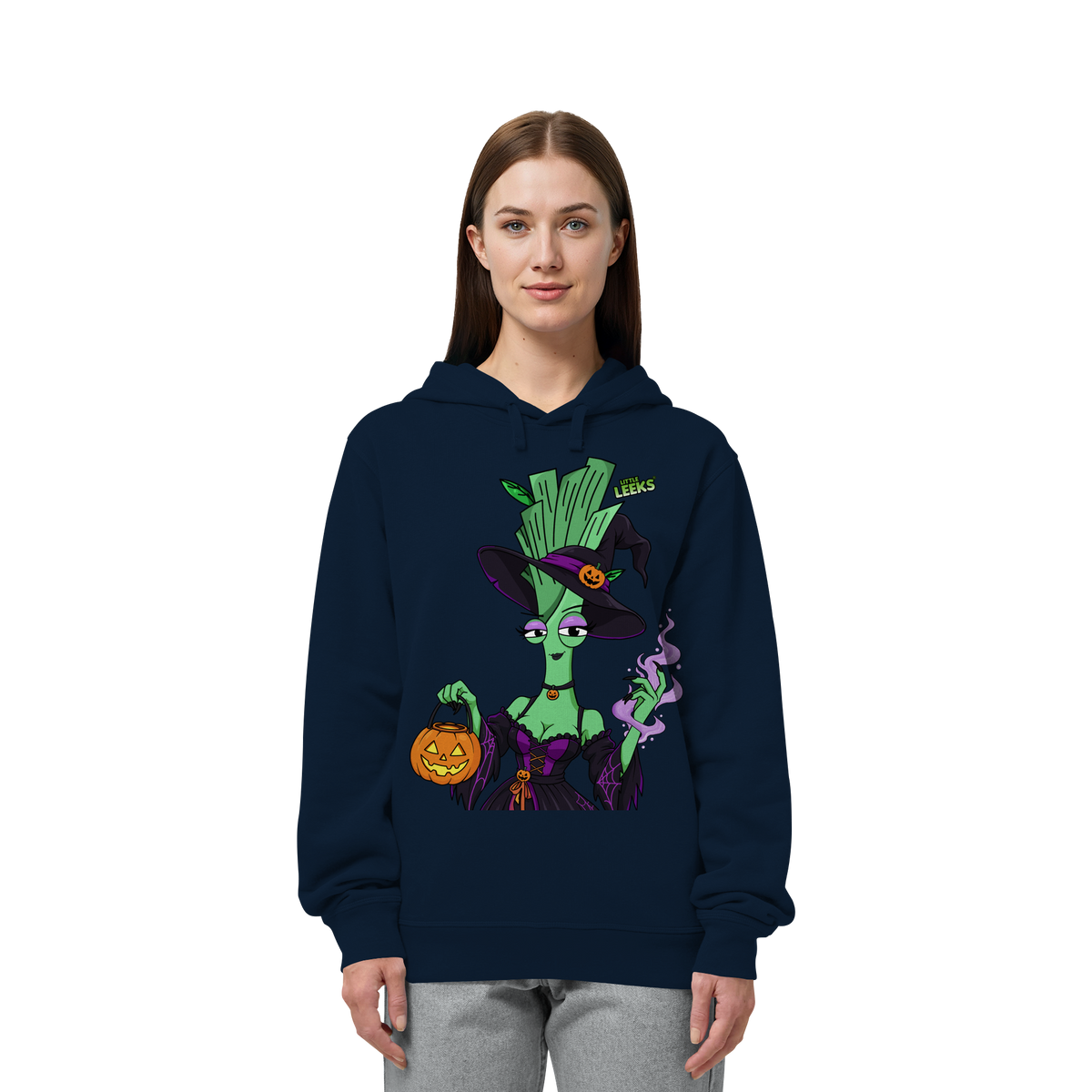 Motiv Nr 71: Lauchhexe - Organic Side Pocket Hoodie
