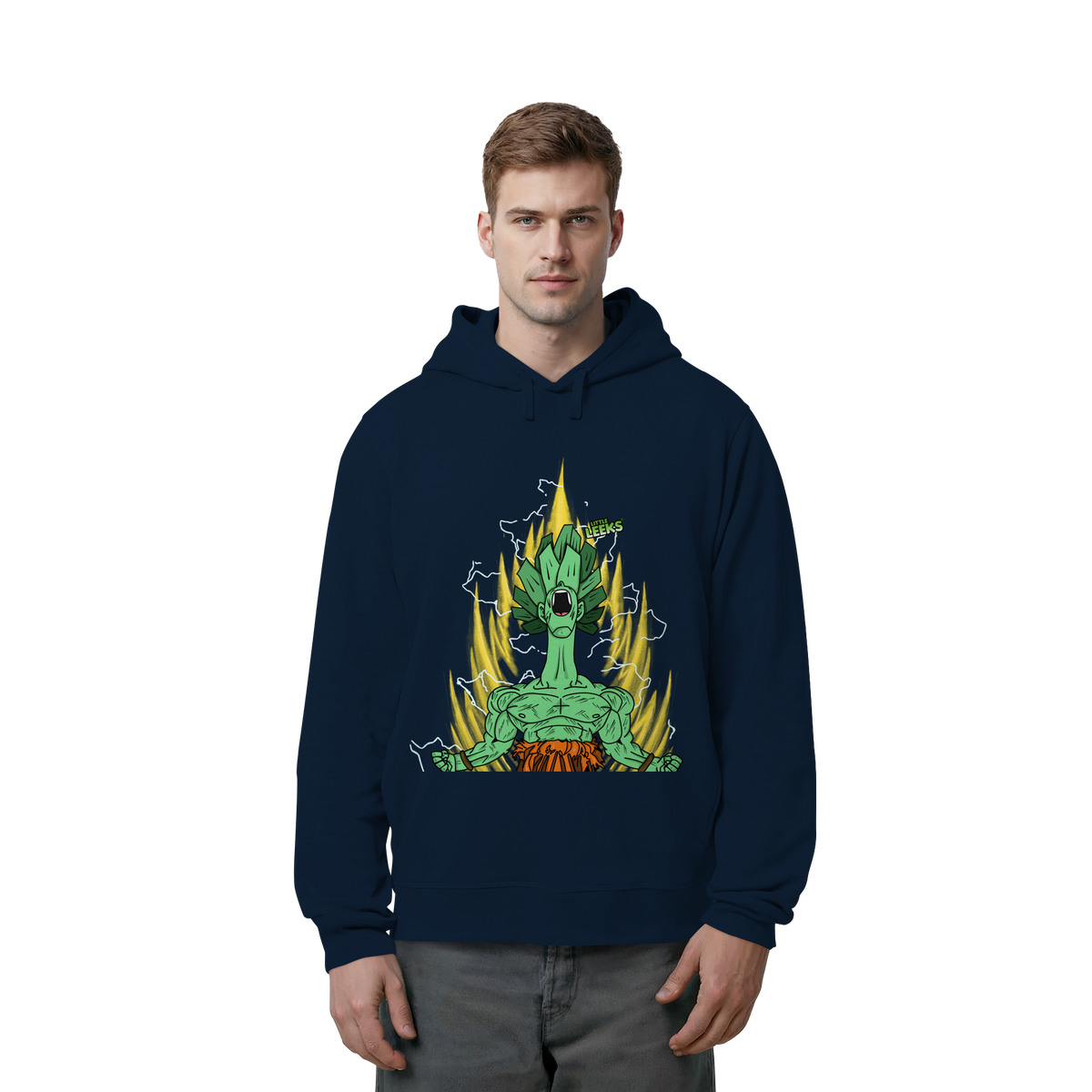 Motiv Nr 27: Super Leekajin - Organic Side Pocket Hoodie