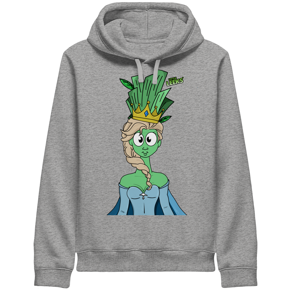 Motiv Nr 37: grüne Eisprinzessin  - Organic Side Pocket Hoodie