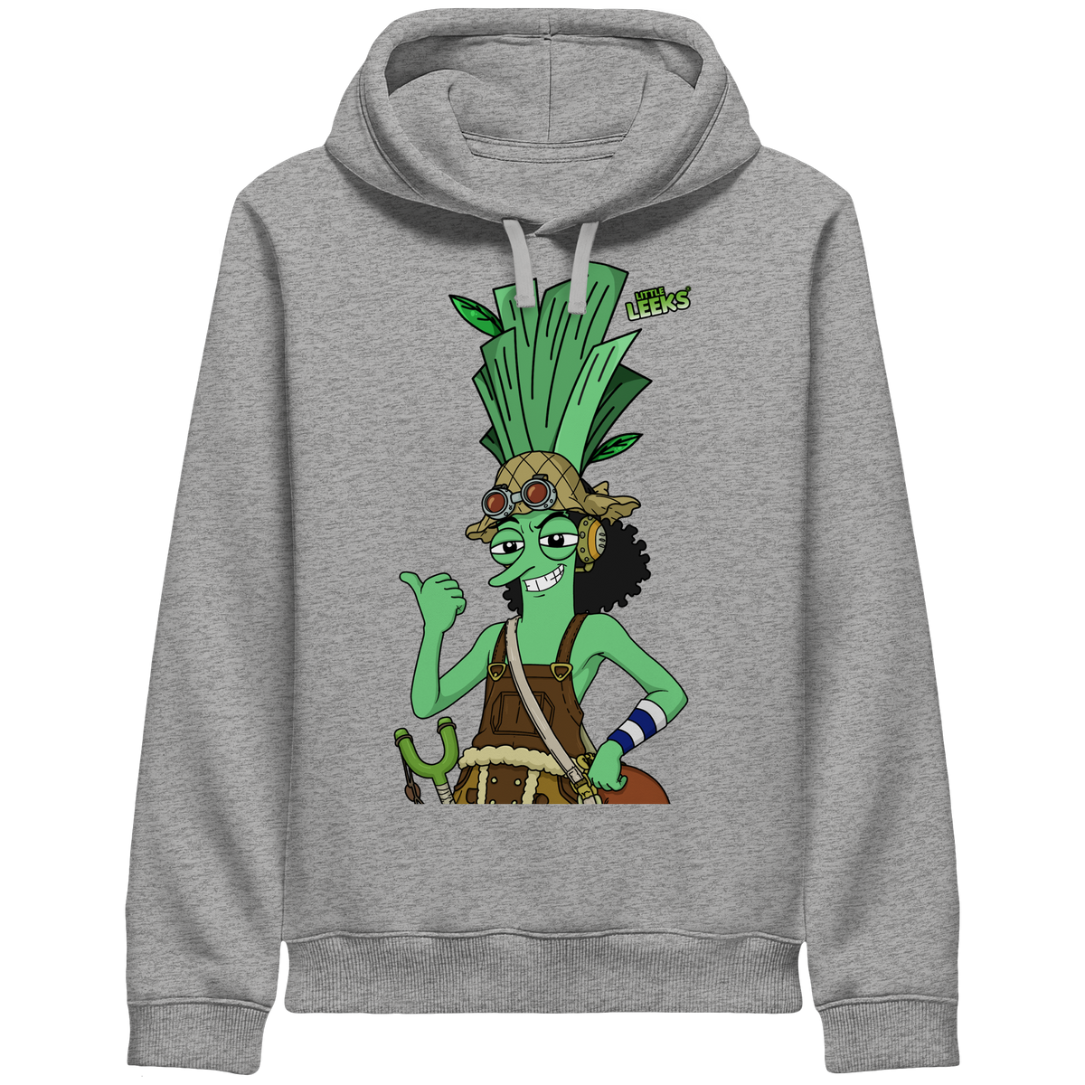 Motiv Nr 54: Zwillenkönig Leesop - Organic Side Pocket Hoodie