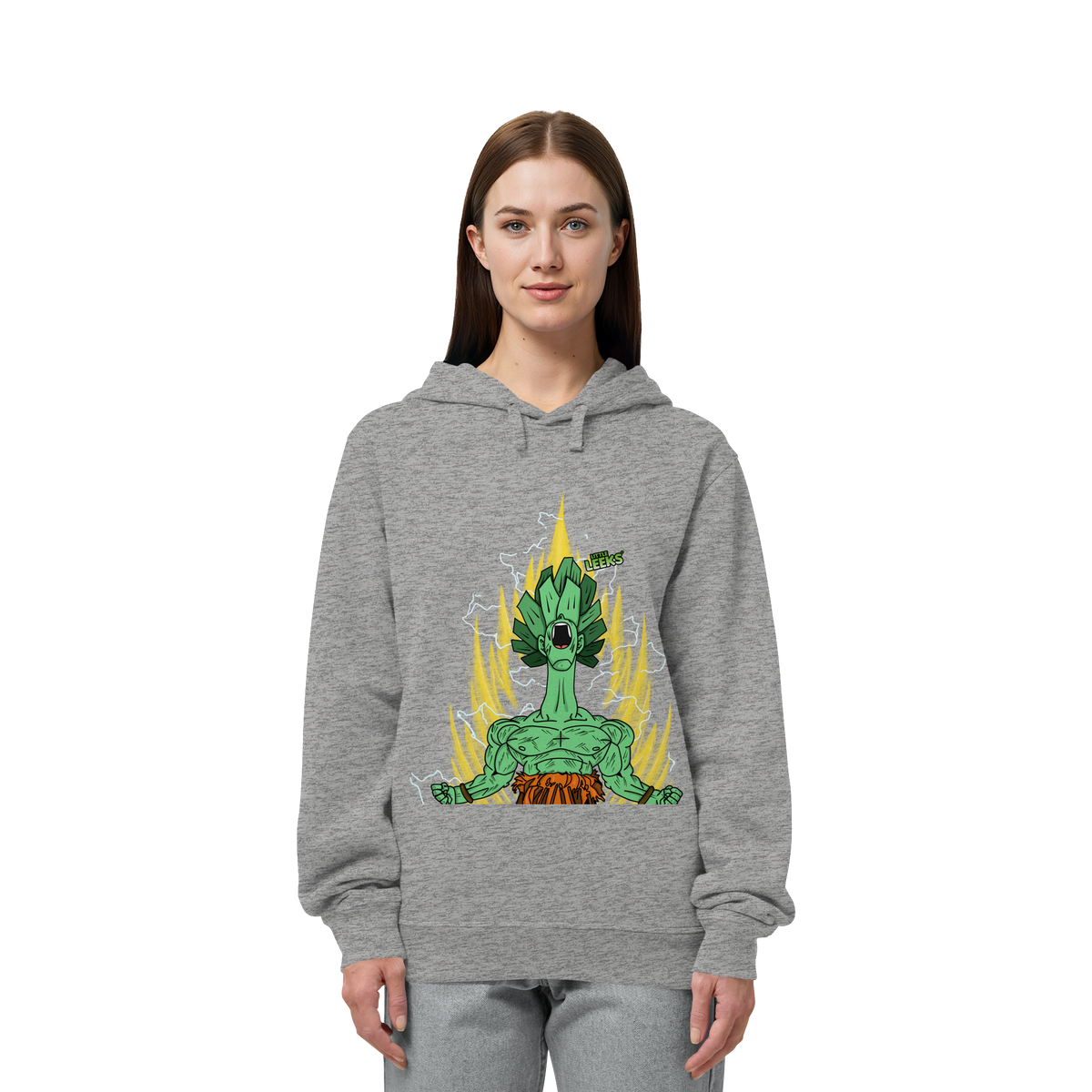 Motiv Nr 27: Super Leekajin - Organic Side Pocket Hoodie